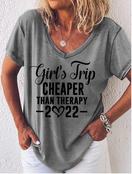 Женщин верхних частей дам мелкого бизнеса рукав v печати лета стильных короткий - футболка шеи