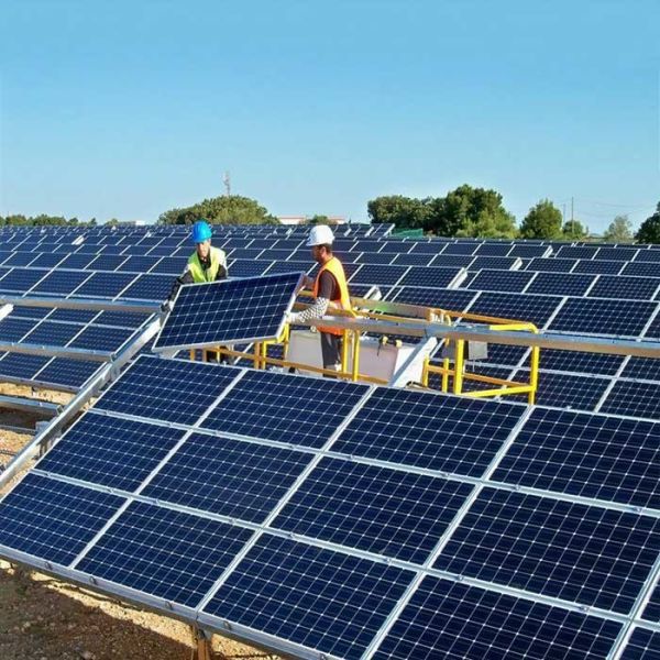 Hot Dip Galvanizing & Anodized PV Ground Support Systems 10-60 Degrees