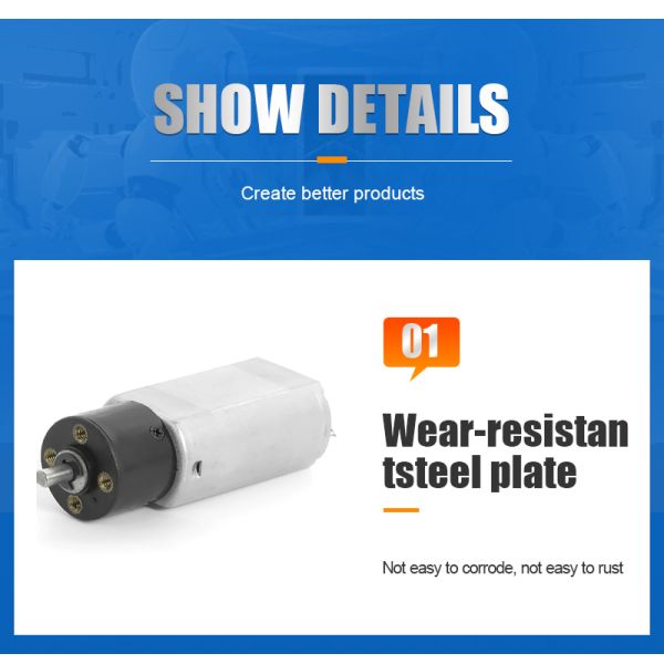 Custom High Torque DC Planetary Gear Motor 17mm Diameter For Robots