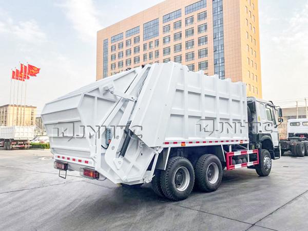 Camion accrochant Sinotruk Howo de compacteur de déchets du seau 16CBM