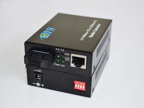 10 / 100 / 1000M SC Port Optical Fiber Media Converter For Optical Network