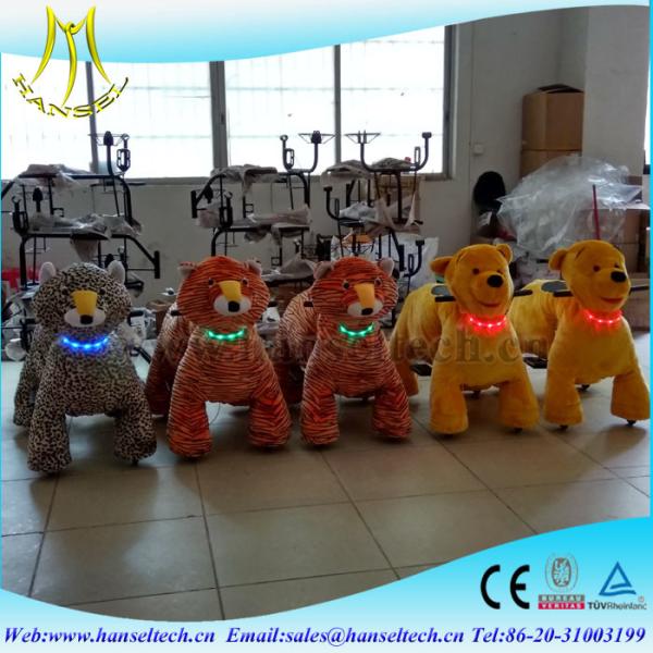Hansel coin operated Plush Animal Electric Scooter Electric Animal Motorcycle For Mall