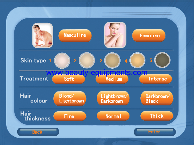 Body Shaping IPL Hair Removal Machine, Acne Treatment Equipment