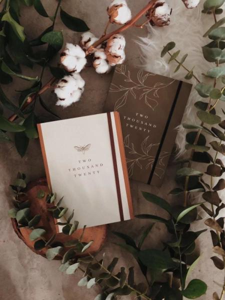 Hide Spiral Hardcover Notebook Printing Weekly Planner With 80 Sheets Inner Pages