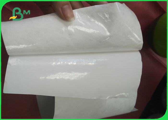 бумага стикера tyvek Водоустойчивая сторона слипчивое 43gsm бумаги ярлыка Tearproof Tyvek задняя