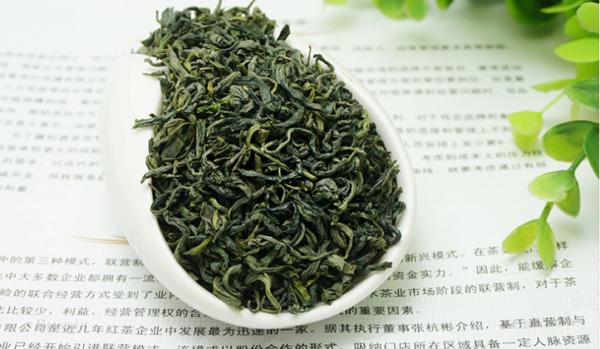 Superior green tea no. 2 refined green tea OP tea export Fried green tea
