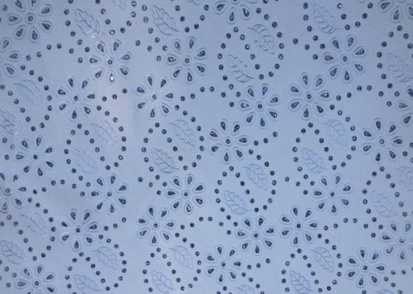 Sofa And Handbag Perforated Vinyl Material Fabric Pu Synthetic Leather Fabric