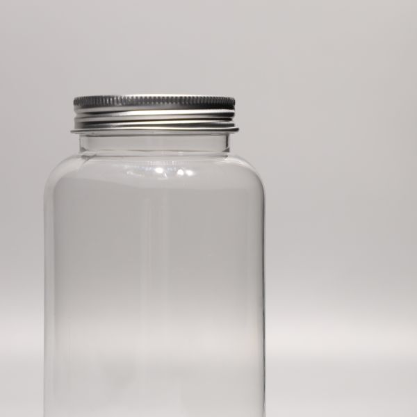 Customizable PET Round Plastic Juice Bottles 500ml Capacity SGS FDA Approved