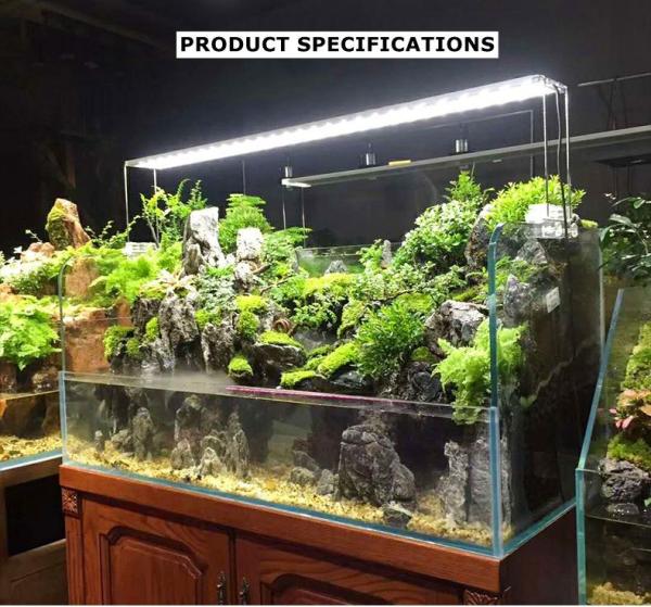 IP68 Water Grass Led Lights Fish Tank Algae Plant Aluminum Alloy High Bracket Adjustable