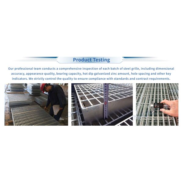 High Quality Factory Walkway Hot Dip Galvanizing Process Steel Grating