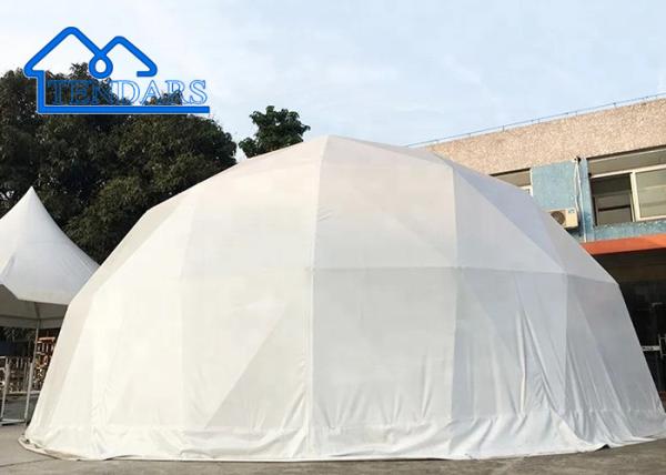Custom Large White Dome Trade Show Marquee Tent Waterproof Commercial For Outdoor Events