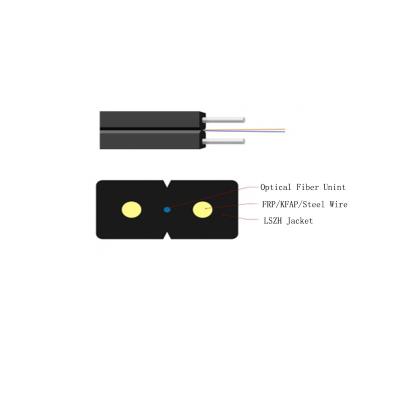 Light Weight Fiber Optic Cable G652D High Tensile Strength FTTH Projects Application