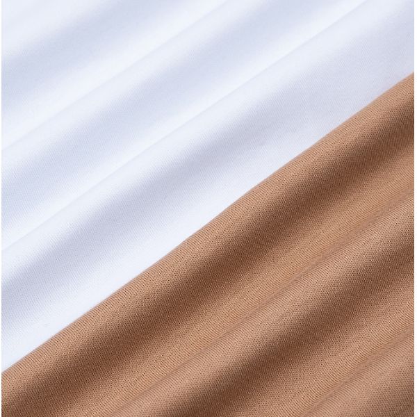 Гладкая твердая свитер ткань высокая плотность ткачество 100% хлопка