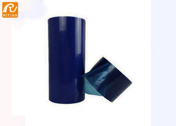 Window Protection Film for Construction, Blue Self-Adhesive Temporary Glass Protection Tape 61cm*100m