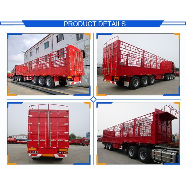 30-100t Loading Capacity Flatbed Cargo Trailer for Long-Distance Cargo Transportation