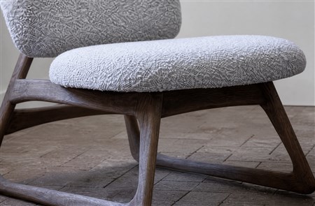 Modern Upholstered Wood Lounge Chair CYC-040