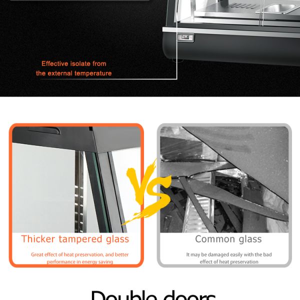 Дисплей с светодиодным освещением 660x440x630 мм