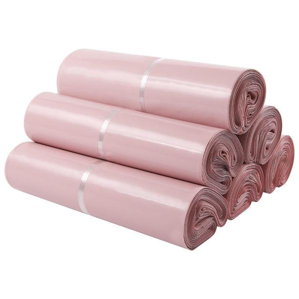 Nontoxic Pink Mailer Shipping Bags Recyclable Lightweight Durable