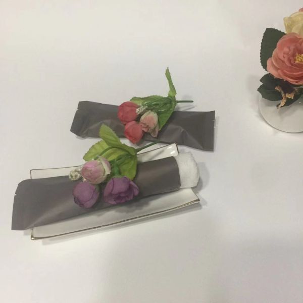 Хлопок эфирного масла освежая влажное полотенце 23x23cm для ресторана