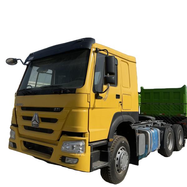 WEICHAI Euro 3 Tractor Head Sinotruk Tractor Truck Single Row Howo T7h Tractor Truck