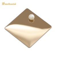 folha de aço inoxidável decorativa 201J1 j2 304 Rose Gold Blue Purple dourada da espessura de 1.2mm
