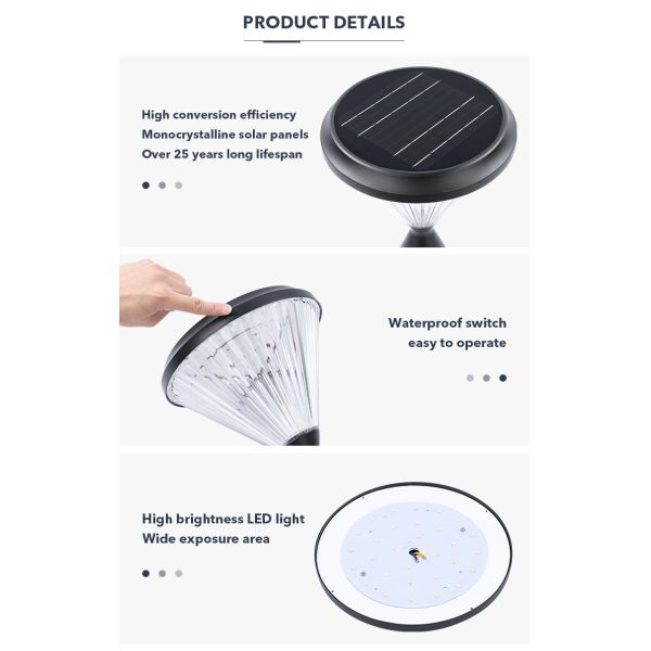 Прочные света тропы СИД солнечные для украшения 3000k 6000k ландшафта двора