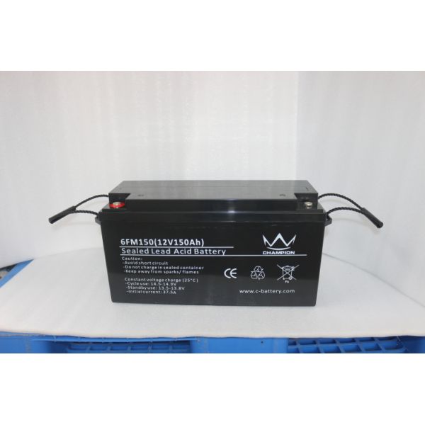 12V 150AH Rechargeable Sealed Lead Acid Battery , Lead Acid Car Battery