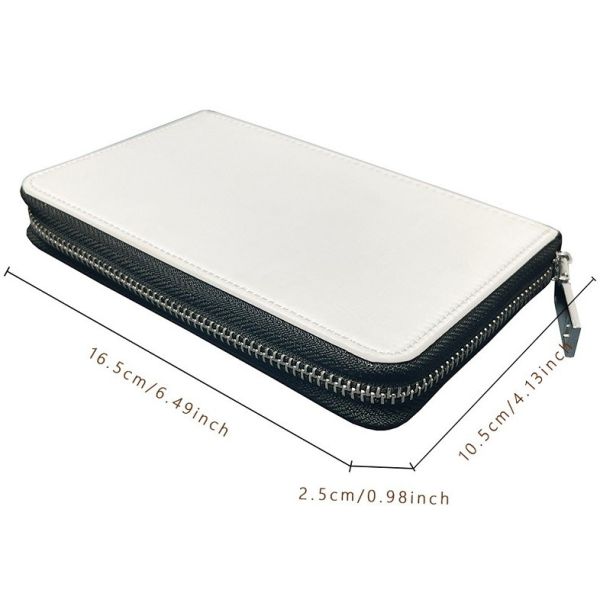 Sublimation Leather Travel Passport Wallet Fashion Men Women Customized Passport Holder Wallet