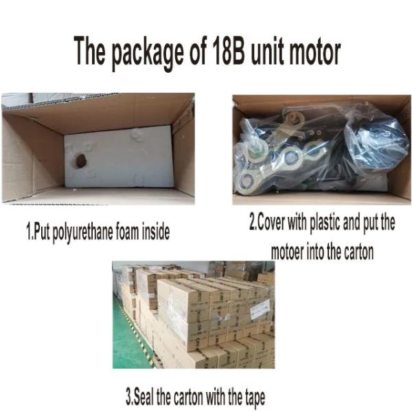 Motor automático de porta de 24 V de alta velocidade para porta de barreira a 1000 m de altitude