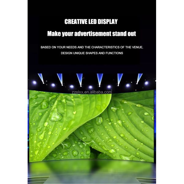 Hot Sale P4 Flexible LED Screen Customized Screen Advertising Display Video Player Flexible Curved LED Display