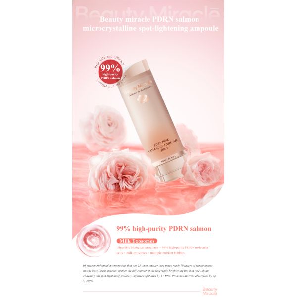 Custom Private Label Microneedling Needles Skin Care Microneedling Skincare Pdrn Peptide Salmon Dna Serum Face Lotion