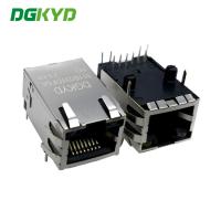 PA66 protegeu 6U o soquete RJ45 da rede do conector 25.8mm dos ethernet rj45 com transformador