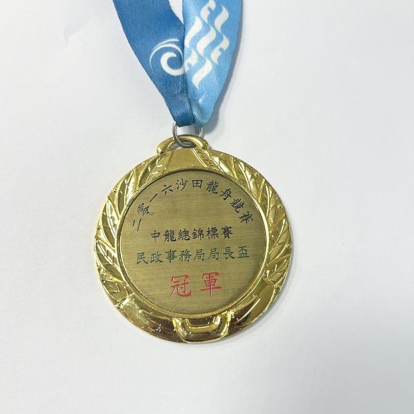 Cheap custom blank medals with ribbon can print your own logo