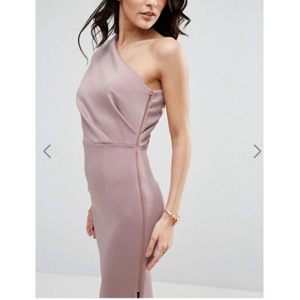 Newest Design Women One Shoulder Sexy Party Dress Wedding Dress