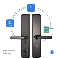 Cerradura de puerta elegante teledirigida WiFi Smartphone APP Funciton y control de la voz