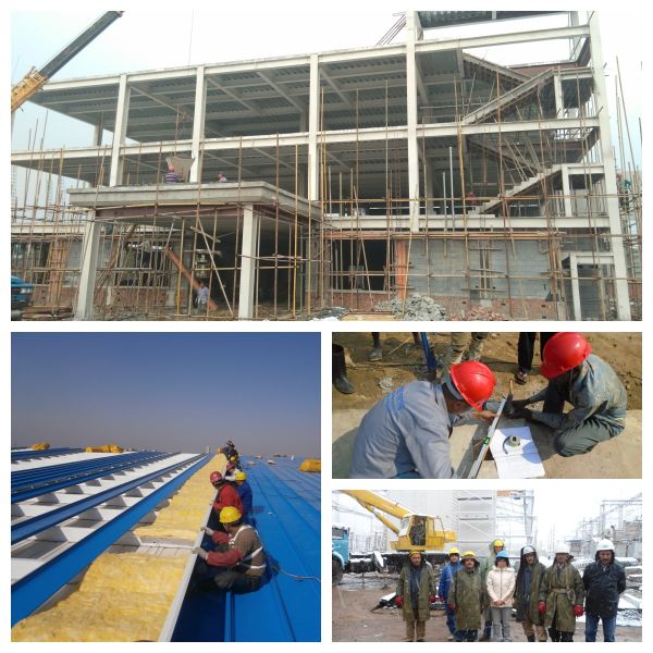 Q235B Q355B ASTM A36 Многоэтажное стальное здание