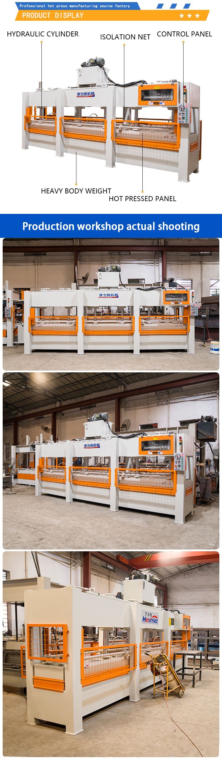 100 ton extended hot press machine for producing refrigerated compartment panels rock wool insulation panels