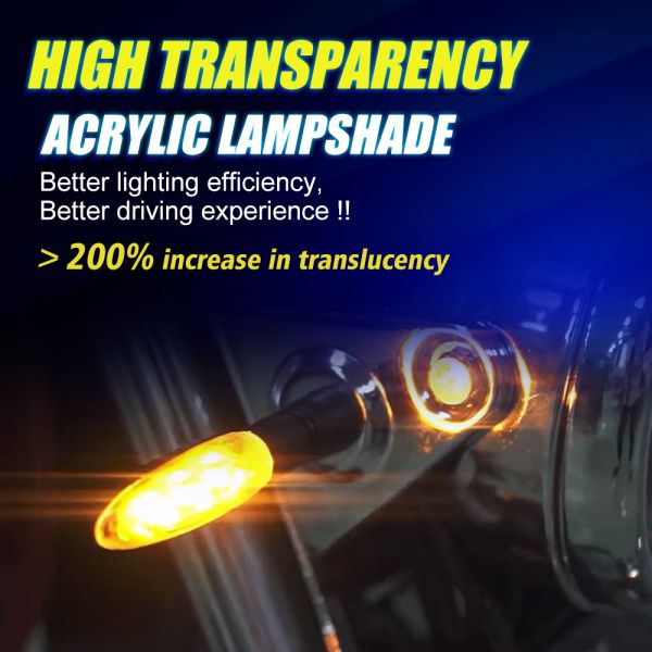 Motorcycle Turn Signal Lights Classic Amber DC12V High Brightness For YYZXD-53 Model