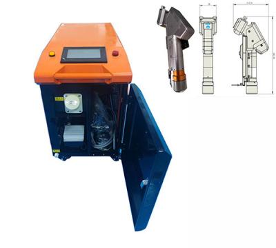 Light Weight Portable Laser Cleaning Head With Touch Screen Digital Control