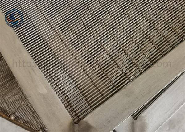 Malla de filtro de alambre de cuña con ranura de 1 mm Johnson 316l Acero inoxidable