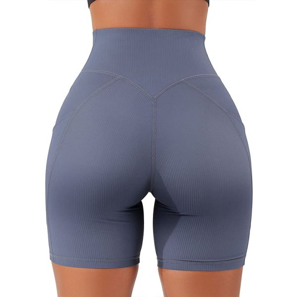 Custom Logo Fitness Training Pants Workout Tights Scrunch Butt Yoga Gym Womens Shorts