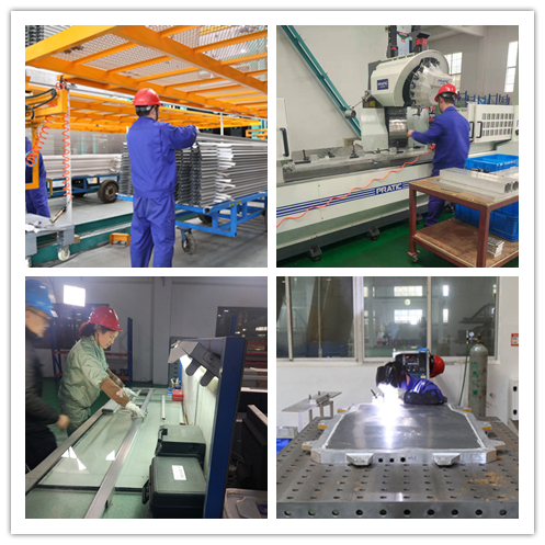 6060 алюминиевых покрытых электрофорезных случая Heatsink штранг-прессования