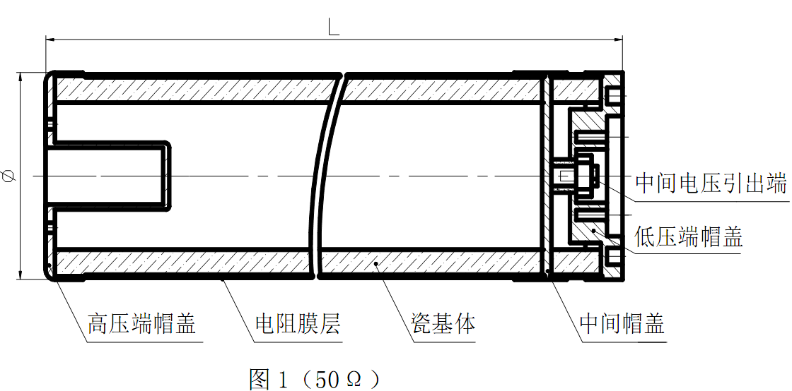 RIF82 Type Pulse High Voltage Divider