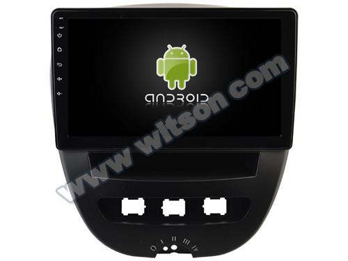 9'' 10.1'' Screen Car Android Multimedia Player For Peugeot 107 Toyota Aygo Citroen C1 2005 - 2014