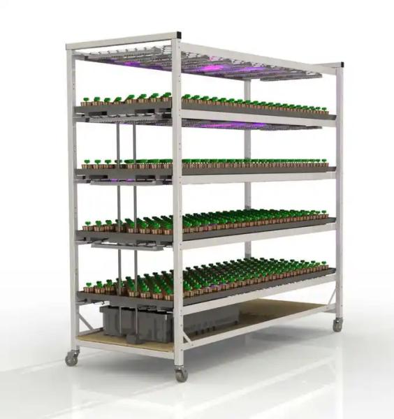 professional manufacturer vertical flood table ebb flow rolling benches grow racks