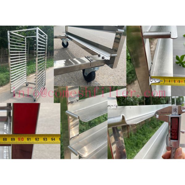 Специализированный троллейбус из нержавеющей стали 304 с подносом для сушки цветов