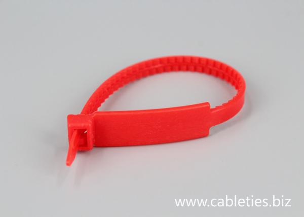 DM-5.5*175mm red green black white yellow colorful double teeth locking rectangle marker cable ties with print words