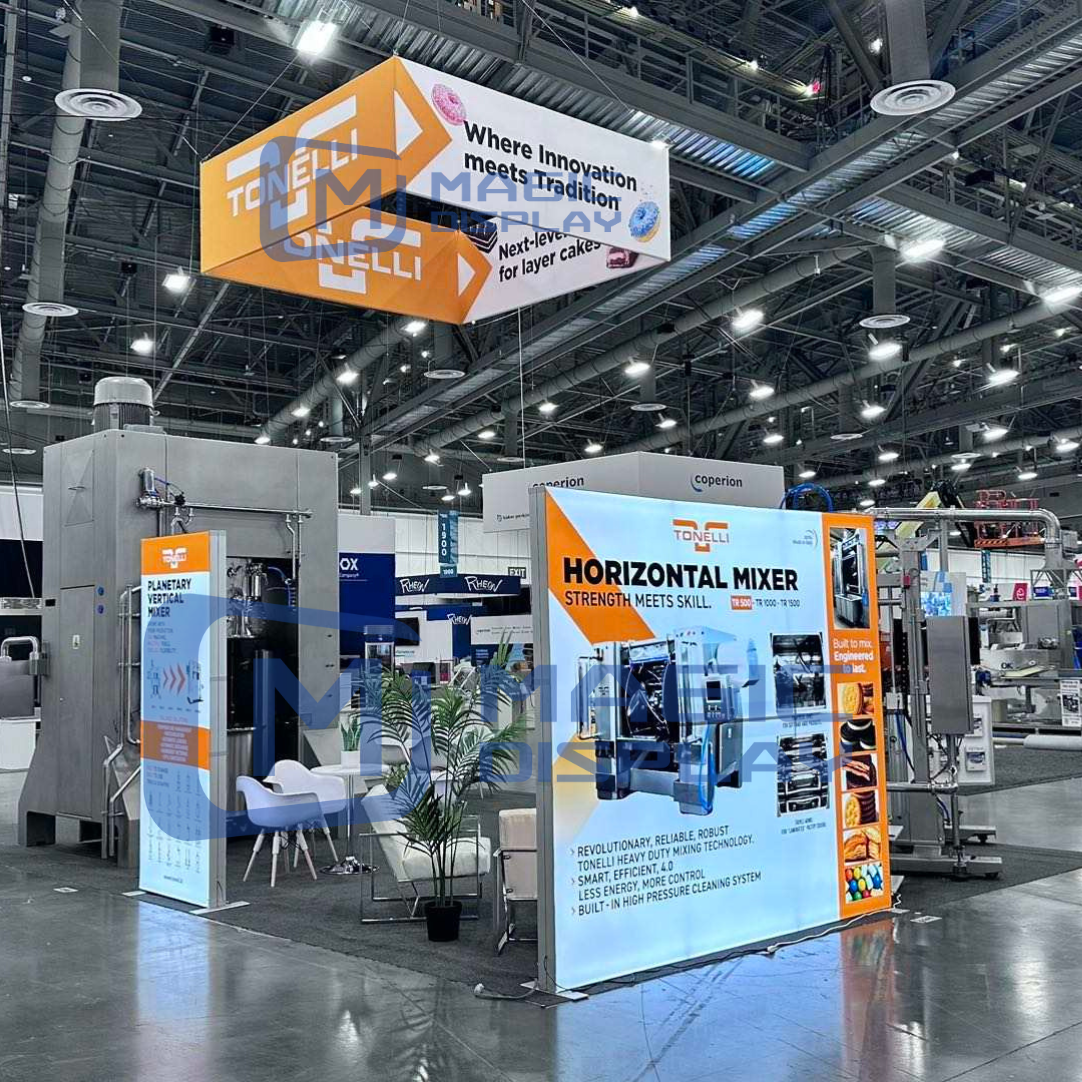 10x3ft Trade Show Hanging Banner Trade Show Hanging Fabric Displays