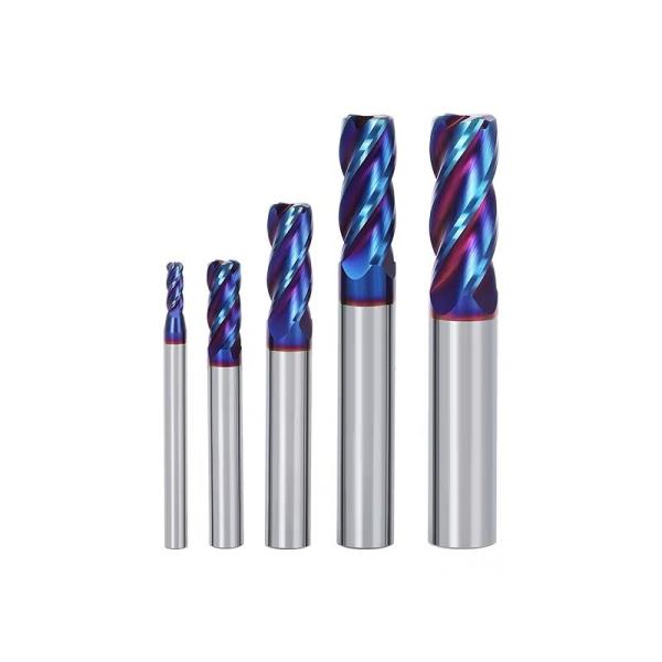 KM-65 Series Flat Milling Cutter For Heat Treated Steel Cutting With Nano Coating