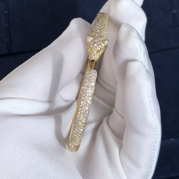 Car Tier 18k Yellow/White/Rose Gold VS/VVS Diamonds PanthèRe De Car Tier Bracelet